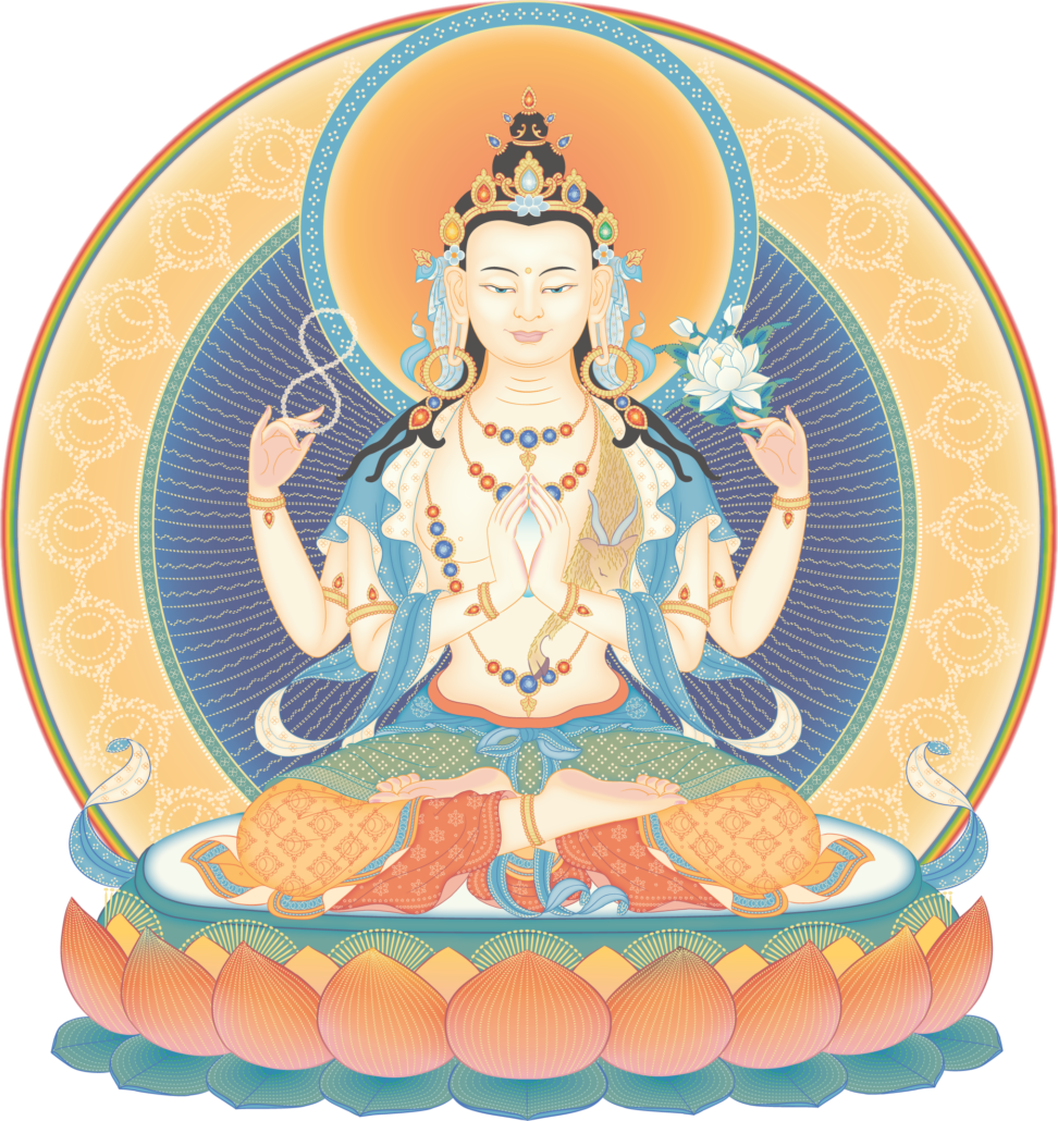 Avalokiteshvara 4-armig