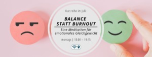 Balance statt Burnout - Meditation